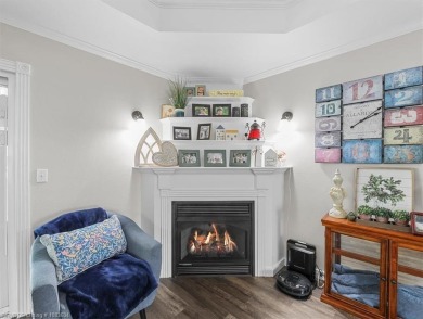 A gorgeous, cozy 2,236 sqft 3-bedroom, 2.5 Bath home sits on 1 on Wolf Ridge Golf Course in Oklahoma - for sale on GolfHomes.com, golf home, golf lot