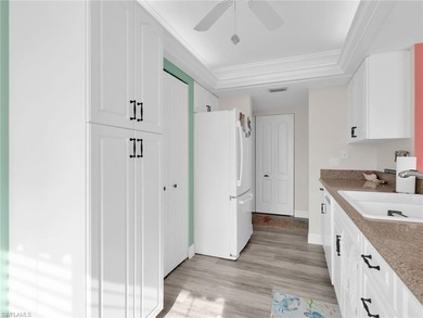 Located on the south end of Fort Myers Beach, this three bedroom on Fort Myers Beach and Golf Club in Florida - for sale on GolfHomes.com, golf home, golf lot