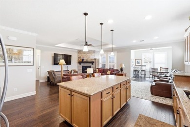 Striking Abbeyville Model located on a corner lot in the vibrant on Frisco Lakes Golf Course in Texas - for sale on GolfHomes.com, golf home, golf lot