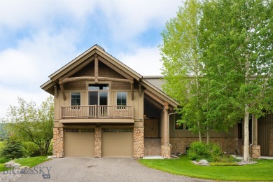 Beautiful, private, fully furnished 4BR, 4 BA unit in on Big Sky of Montana Golf Course in Montana - for sale on GolfHomes.com, golf home, golf lot