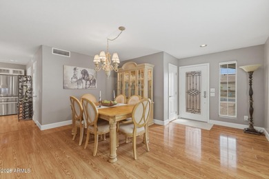 Perched against the iconic Superstition and Dinosaur Mountains on Gold Canyon Golf Resort - Sidewinder in Arizona - for sale on GolfHomes.com, golf home, golf lot