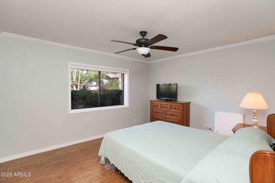 Charming house nestled among mature trees on a quiet street on Canyon Mesa Country Club in Arizona - for sale on GolfHomes.com, golf home, golf lot