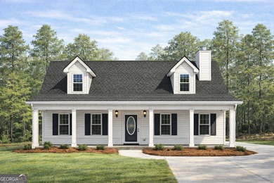 Exceptional 3 bedroom 2 & 1/2 bathroom TO BE BUILT Cape Cod Plan on Turtle Cove Golf Course in Georgia - for sale on GolfHomes.com, golf home, golf lot