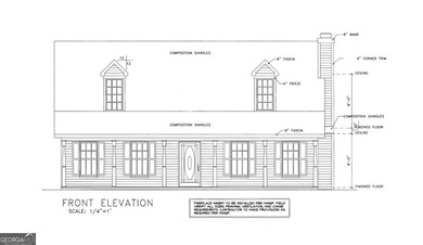 Exceptional 3 bedroom 2 & 1/2 bathroom TO BE BUILT Cape Cod Plan on Turtle Cove Golf Course in Georgia - for sale on GolfHomes.com, golf home, golf lot