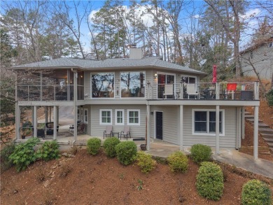 Welcome to 419 Long Reach Drive, a unique, treehouse-style home on Keowee Key Golf and Country Club in South Carolina - for sale on GolfHomes.com, golf home, golf lot