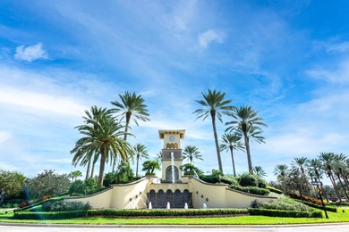 Live luxuriously on the 16th green of the Arnold Palmer on Frenchmans Reserve in Florida - for sale on GolfHomes.com, golf home, golf lot