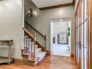 Welcome to this stately 5-bedroom, 5-bathroom custom-built home on Gaillardia Country Club in Oklahoma - for sale on GolfHomes.com, golf home, golf lot