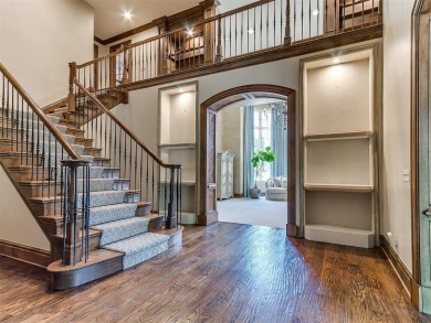 Welcome to this stately 5-bedroom, 5-bathroom custom-built home on Gaillardia Country Club in Oklahoma - for sale on GolfHomes.com, golf home, golf lot