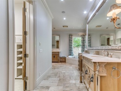 Welcome to this stately 5-bedroom, 5-bathroom custom-built home on Gaillardia Country Club in Oklahoma - for sale on GolfHomes.com, golf home, golf lot