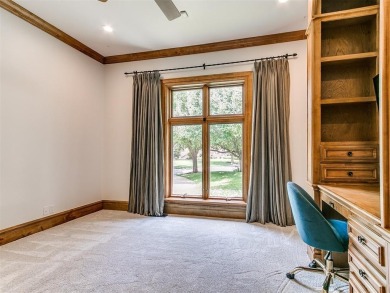 Welcome to this stately 5-bedroom, 5-bathroom custom-built home on Gaillardia Country Club in Oklahoma - for sale on GolfHomes.com, golf home, golf lot