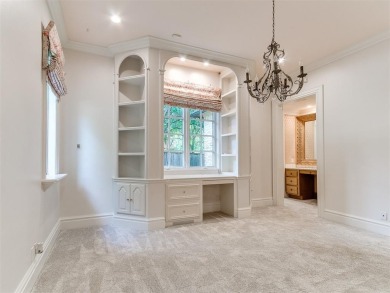 Welcome to this stately 5-bedroom, 5-bathroom custom-built home on Gaillardia Country Club in Oklahoma - for sale on GolfHomes.com, golf home, golf lot