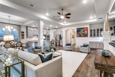 Step into refined luxury with this exquisite one-story residence on The Tribute At the Colony in Texas - for sale on GolfHomes.com, golf home, golf lot
