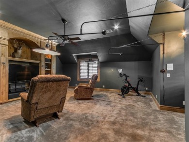 Welcome to this stately 5-bedroom, 5-bathroom custom-built home on Gaillardia Country Club in Oklahoma - for sale on GolfHomes.com, golf home, golf lot