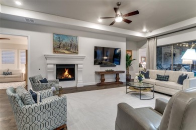Step into refined luxury with this exquisite one-story residence on The Tribute At the Colony in Texas - for sale on GolfHomes.com, golf home, golf lot