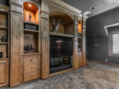 Welcome to this stately 5-bedroom, 5-bathroom custom-built home on Gaillardia Country Club in Oklahoma - for sale on GolfHomes.com, golf home, golf lot