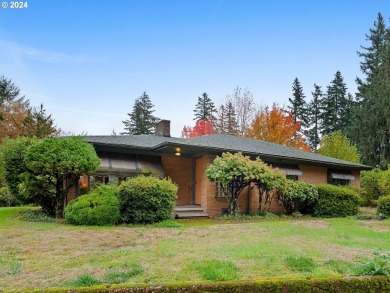 One level mid century time capsule with golf course view on on Glendoveer Golf Course in Oregon - for sale on GolfHomes.com, golf home, golf lot