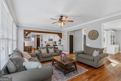 This stunning luxury home at 4027 Hickory Fairway Drive on The Golf Club At Bradshaw Farm in Georgia - for sale on GolfHomes.com, golf home, golf lot