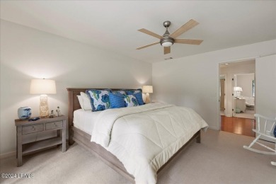 This beautifully renovated 3-bedroom, 2-bath coastal home is on Sea Pines Country Club in South Carolina - for sale on GolfHomes.com, golf home, golf lot