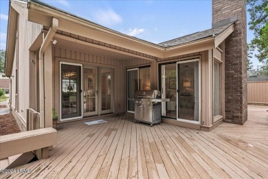 This beautifully renovated 3-bedroom, 2-bath coastal home is on Sea Pines Country Club in South Carolina - for sale on GolfHomes.com, golf home, golf lot