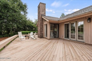 This beautifully renovated 3-bedroom, 2-bath coastal home is on Sea Pines Country Club in South Carolina - for sale on GolfHomes.com, golf home, golf lot