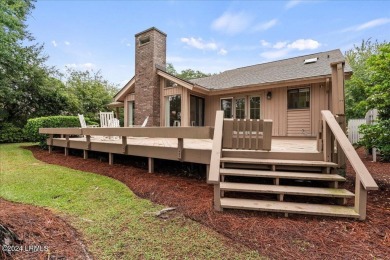 This beautifully renovated 3-bedroom, 2-bath coastal home is on Sea Pines Country Club in South Carolina - for sale on GolfHomes.com, golf home, golf lot