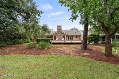 This beautifully renovated 3-bedroom, 2-bath coastal home is on Sea Pines Country Club in South Carolina - for sale on GolfHomes.com, golf home, golf lot