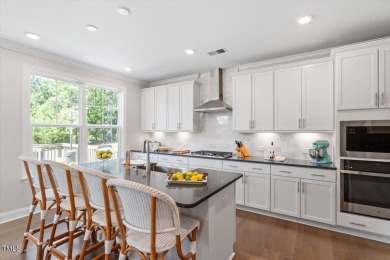 Step into this beautifully crafted, 5BR/4BA gem, ideal for on The Preserve At Jordan Lake Golf Club in North Carolina - for sale on GolfHomes.com, golf home, golf lot