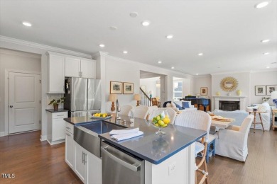 Step into this beautifully crafted, 5BR/4BA gem, ideal for on The Preserve At Jordan Lake Golf Club in North Carolina - for sale on GolfHomes.com, golf home, golf lot