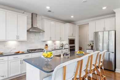 Step into this beautifully crafted, 5BR/4BA gem, ideal for on The Preserve At Jordan Lake Golf Club in North Carolina - for sale on GolfHomes.com, golf home, golf lot