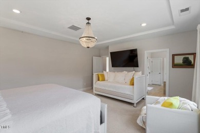 Step into this beautifully crafted, 5BR/4BA gem, ideal for on The Preserve At Jordan Lake Golf Club in North Carolina - for sale on GolfHomes.com, golf home, golf lot