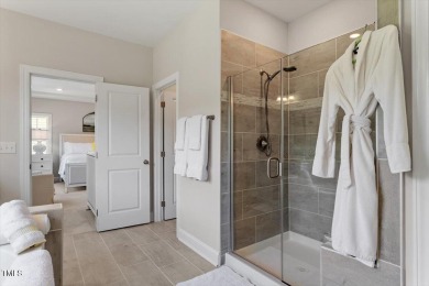 Step into this beautifully crafted, 5BR/4BA gem, ideal for on The Preserve At Jordan Lake Golf Club in North Carolina - for sale on GolfHomes.com, golf home, golf lot