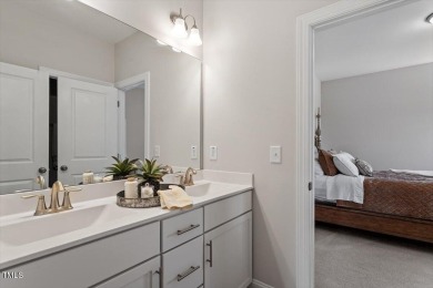 Step into this beautifully crafted, 5BR/4BA gem, ideal for on The Preserve At Jordan Lake Golf Club in North Carolina - for sale on GolfHomes.com, golf home, golf lot
