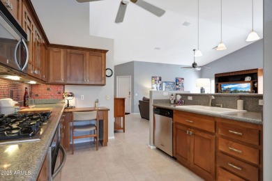 A Greenbriar you can't miss! Thoughtfully expanded and updated on Eagles Nest at Pebble Creek in Arizona - for sale on GolfHomes.com, golf home, golf lot
