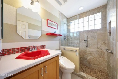 A Greenbriar you can't miss! Thoughtfully expanded and updated on Eagles Nest at Pebble Creek in Arizona - for sale on GolfHomes.com, golf home, golf lot
