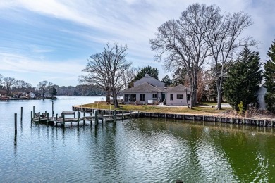 Nestled at the end of a quiet street on Indian Creek, with on Indian Creek Yacht and Country Club in Virginia - for sale on GolfHomes.com, golf home, golf lot