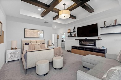 Gorgeous pool home in the gated resort-style community of on Apollo Beach Golf and Sea Club in Florida - for sale on GolfHomes.com, golf home, golf lot