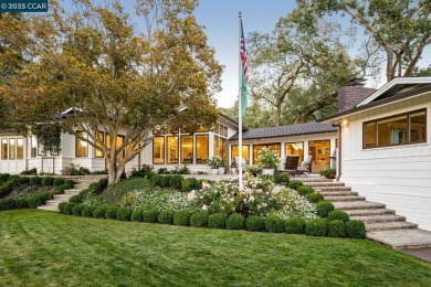 On a quiet cul-de-sac, this home surveys Orinda CC's 6th-9th on Orinda Country Club in California - for sale on GolfHomes.com, golf home, golf lot