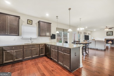 Immaculate, better-than-new 4-sided brick home built in 2020 on Canongate At Georgia National Golf Club in Georgia - for sale on GolfHomes.com, golf home, golf lot