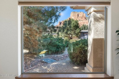 A masterpiece of Sedona living, this exquisite Neil Klein home on Oakcreek Country Club in Arizona - for sale on GolfHomes.com, golf home, golf lot