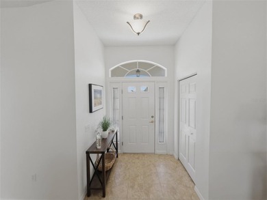 Well-maintained furnished 3-bedroom, 2-bath home with no rear on Heritage Pines Country Club in Florida - for sale on GolfHomes.com, golf home, golf lot