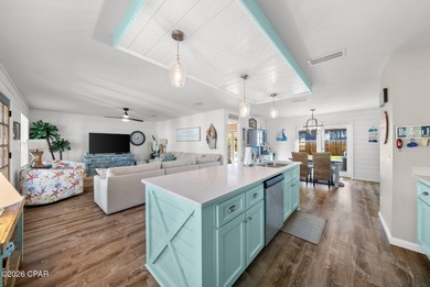 Welcome to this beautifully remodeled three-bedroom, two-bath on Bay Point Resort Golf Club in Florida - for sale on GolfHomes.com, golf home, golf lot
