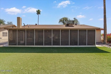 This beautiful home is perfectly situated on the 13th green of on Ahwatukee Country Club in Arizona - for sale on GolfHomes.com, golf home, golf lot