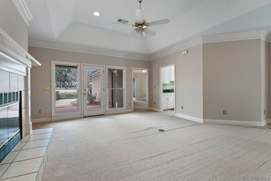 TOWNE LAKE home with peaceful WATERFRONT views of the canal and on Arrowhead Country Club in Alabama - for sale on GolfHomes.com, golf home, golf lot