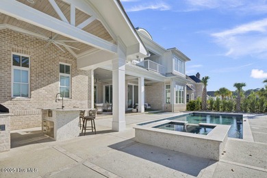 1737 S Moorings is a stunning coastal water front modern brick on Country Club of Landfall in North Carolina - for sale on GolfHomes.com, golf home, golf lot