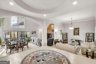 Step into a home unlike any other in the prestigious Eagle Watch on Canongate At Eagle Watch Golf Club in Georgia - for sale on GolfHomes.com, golf home, golf lot