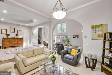 Step into a home unlike any other in the prestigious Eagle Watch on Canongate At Eagle Watch Golf Club in Georgia - for sale on GolfHomes.com, golf home, golf lot