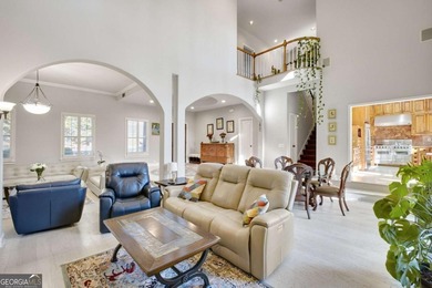 Step into a home unlike any other in the prestigious Eagle Watch on Canongate At Eagle Watch Golf Club in Georgia - for sale on GolfHomes.com, golf home, golf lot