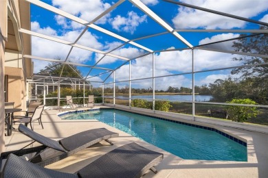 This beautifully maintained 4-bedroom, 2-bathroom pool home is on Ridgewood Lakes Golf and Country Club in Florida - for sale on GolfHomes.com, golf home, golf lot