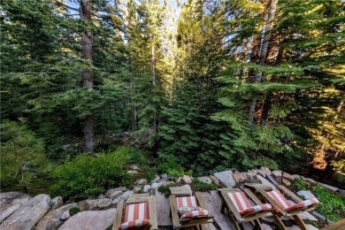Tucked at the end of a forested cul-de-sac, this award-winning on Incline Village Golf Course in Nevada - for sale on GolfHomes.com, golf home, golf lot