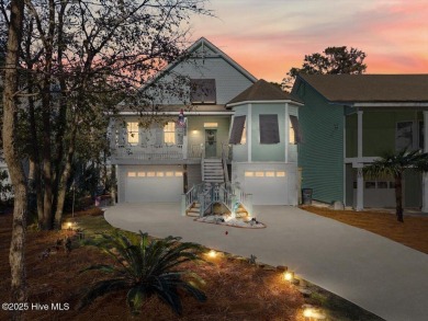 Prepare to be captivated by this extraordinary waterfront on Oak Island Golf Club in North Carolina - for sale on GolfHomes.com, golf home, golf lot